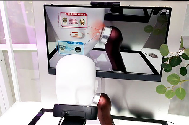 松下場(chǎng)館AR應(yīng)用-EH-SR70 RF射頻超聲波美容儀