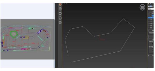 參考平面圖，用線命令畫出頂部大框架