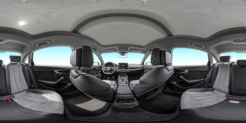 奧迪汽車內部全景漫游