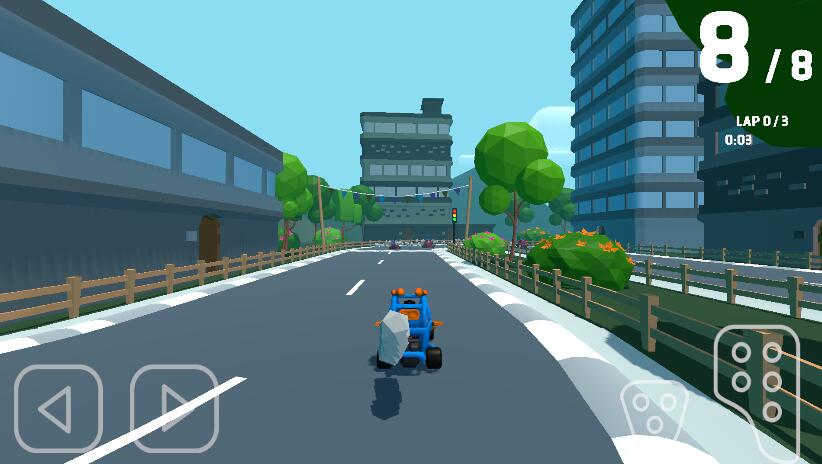 webgl網(wǎng)頁端賽車游戲場景